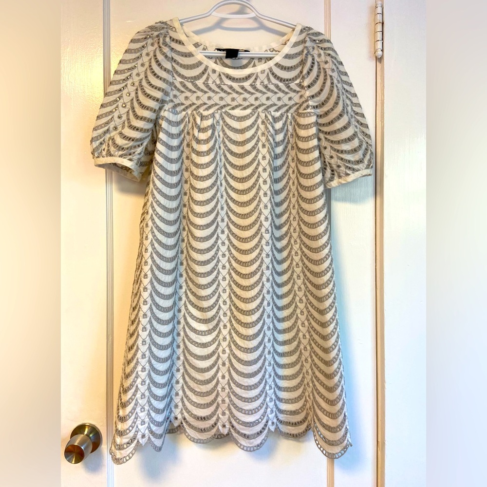 Marc by Marc Jacobs Lace Dress - Cream - Size 8